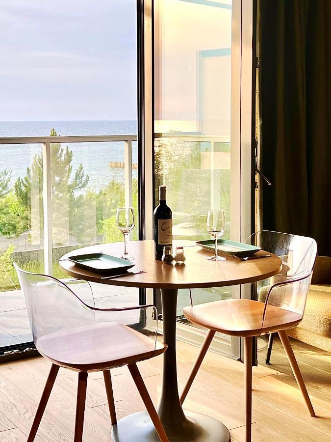 Tuz Przy Plazy - Nowoczesny Apartament Z Tarasem I Pieknym Widokiem Na Baltyk Großmöllen Exterior foto